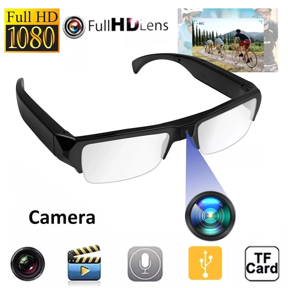 1080P HD Mini Camera Glasses DVR Glasses Camera Sports Video Glasses Outdoor Glasses Camera Conference Process, Driving, etc.