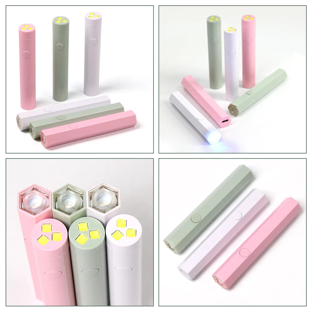 LULAA Handheld UV Light For Gel Nails Dryer Portable Lamp