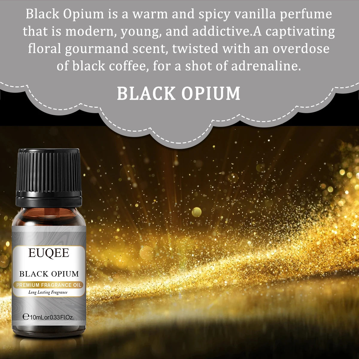 EUQEE 10ML Coconut Vanilla Bubble Gum Fragrance Oil for Candles and Soap