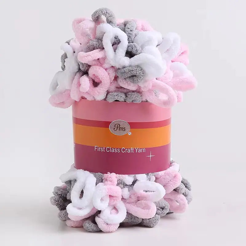1pc 100% Polyester Finger Loops Yarn for DIY Knitting Crafts