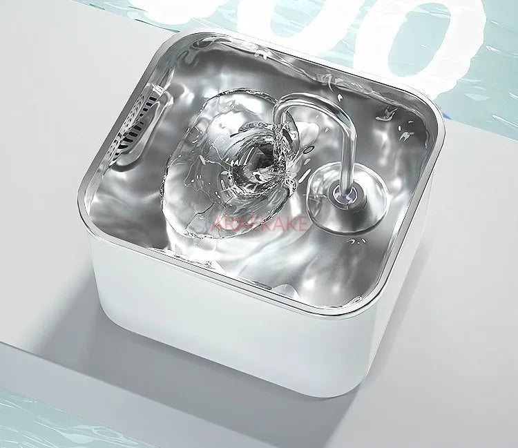 Cat automatic water dispenser, pet dog feeding water dispenser, flowing water dispenser, automatic circulation, non plug in wate