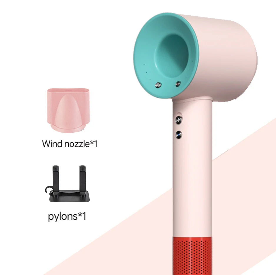 Negative ion hair dryer with high speed and no blades High power silent and quick drying Portable, suitable for home and travel