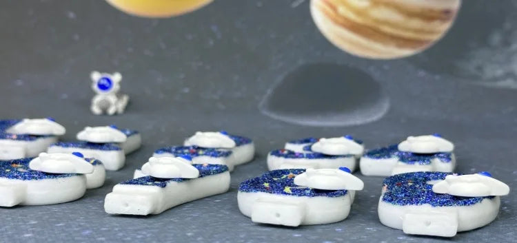 DIY Digital Birthday Wax Planet Universe Cake Candles