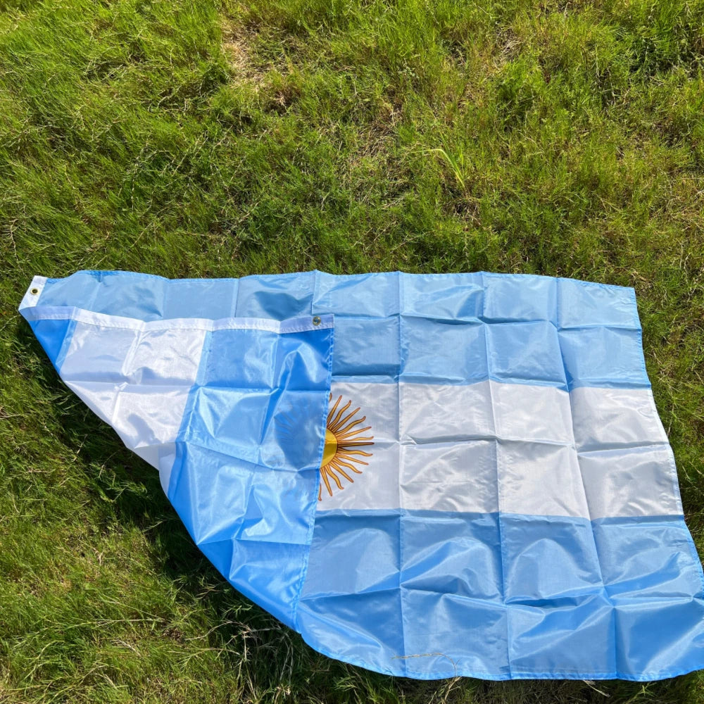 Argentina flag 90x150cm Polyester hanging polyester flag Argentina flag Festive sports Football banner Decorated flag