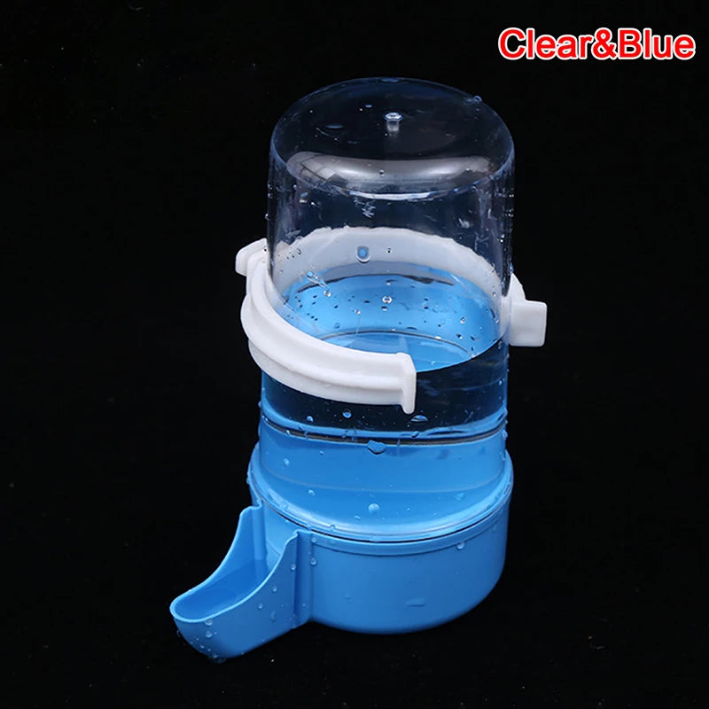 1X High Quality 1Pc Bird Feeder Plastic Food Water Feeding Automatic Drinker Parrot Pet Dispenser Drinking Cup Bowls Parrot Cage