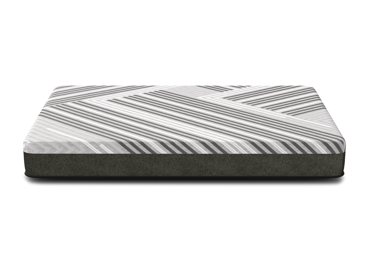Diamond Mattress Siesta 10" Foam Cooling Medium Mattress - Gray