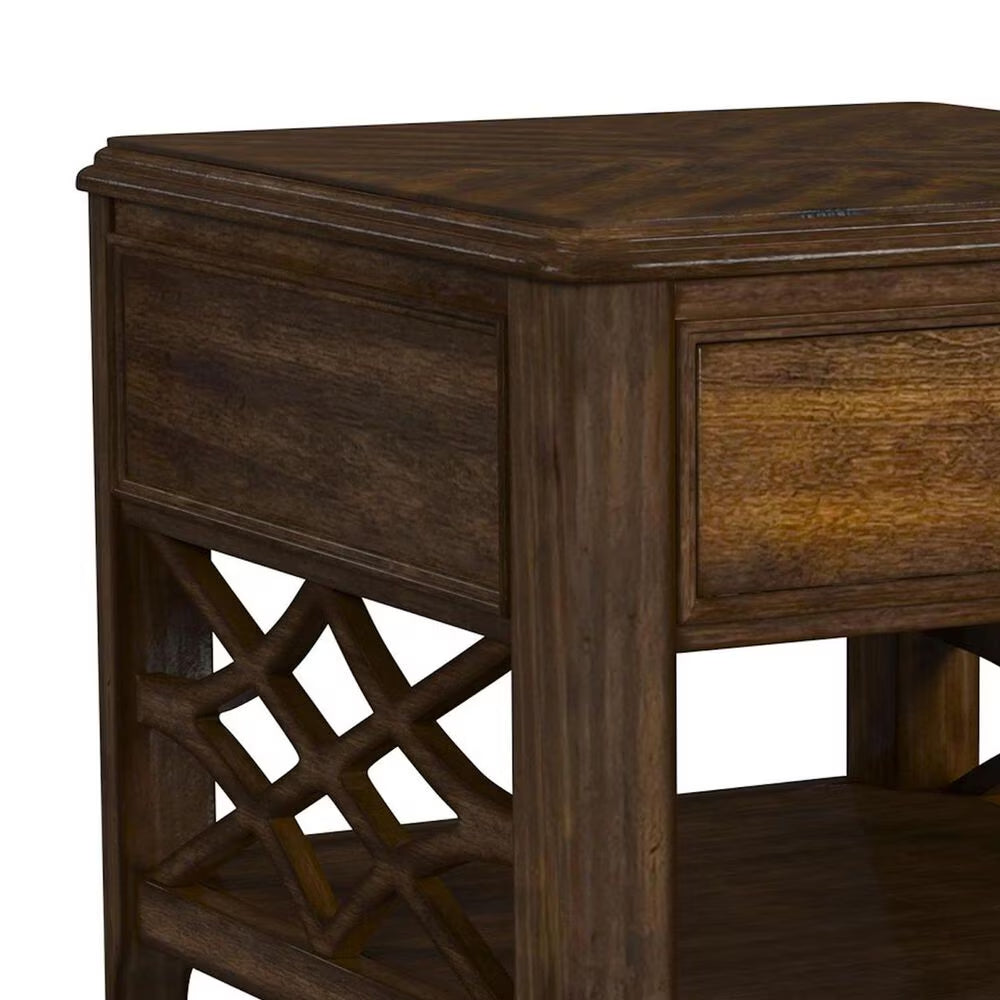 Toledo 24" End Table by Picket House Furnishings - Brown