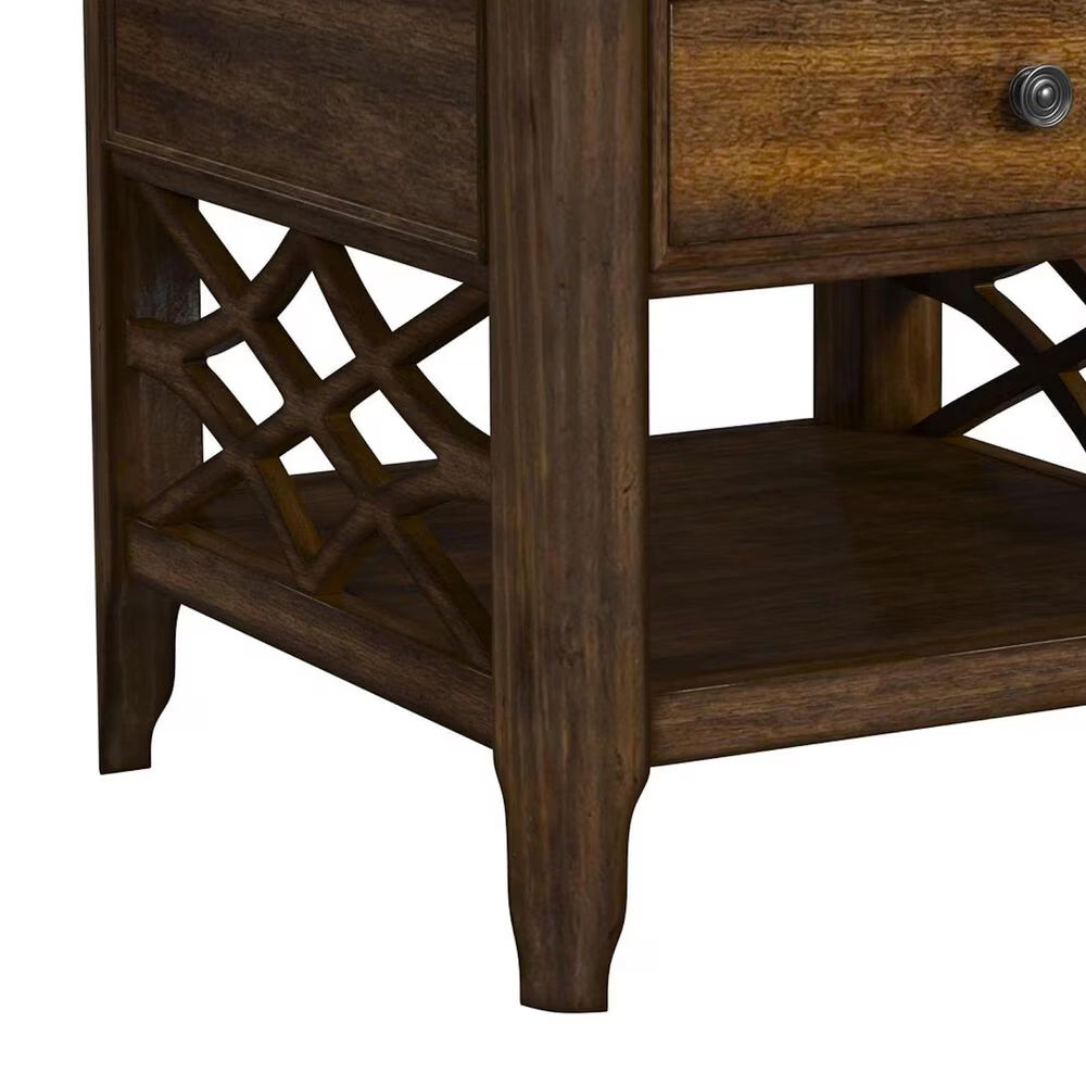 Toledo 24" End Table by Picket House Furnishings - Brown