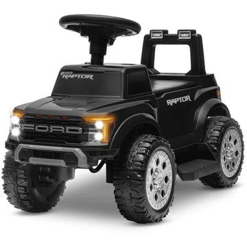 BBJ Toys 6V Ride On Ford F150 Battery Operated Toy Car - Black