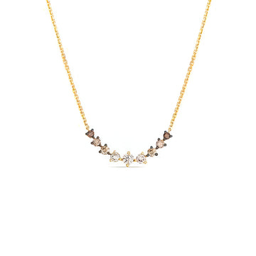 Le Vian Women's 0.5 ct. Chocolate Ombre Diamond Necklace in 14K Honey Gold