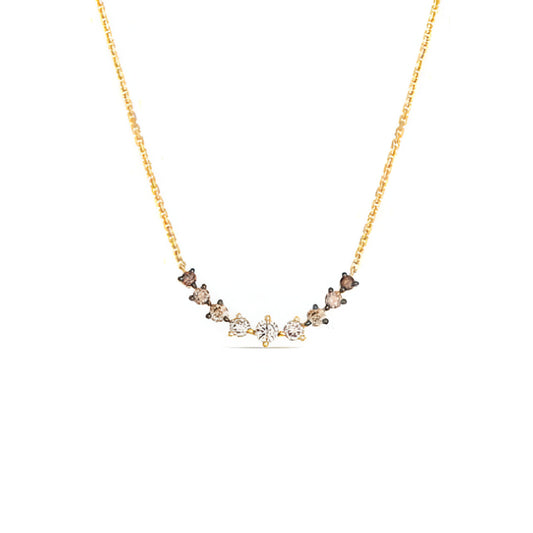 Le Vian Women's 0.5 ct. Chocolate Ombré Diamond Necklace in 14K Honey Gold