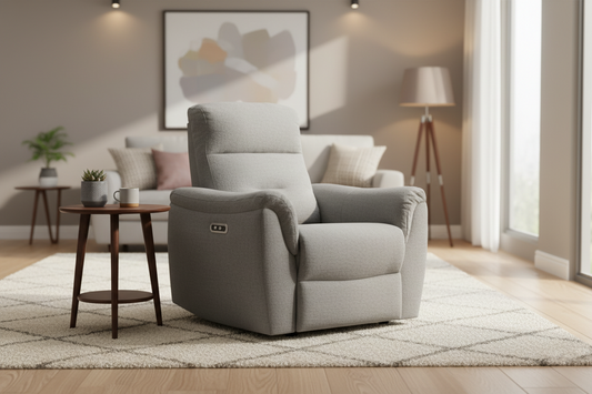 JOAN Power Recliner by Acme Furniture - Grey