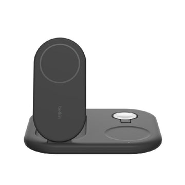 Belkin BoostCharge Qi2 15W 3-in-1 Magnetic Foldable Wireless Charger - Black