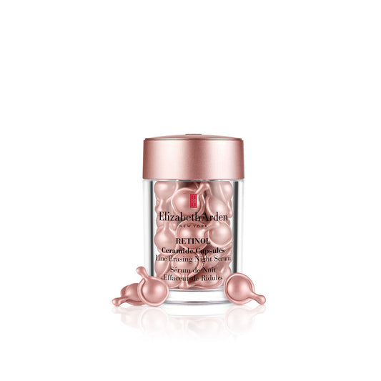 Suero de noche que elimina las líneas de expresión con cápsulas de ceramida y retinol de Elizabeth Arden (30 unidades) - Oro rosa