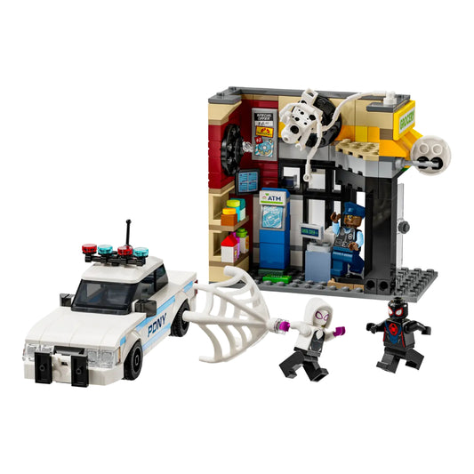 LEGO Marvel Spider-Verse Miles Morales vs The Spot Superhero Building Toy Set (375-Pieces)