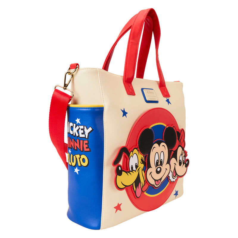 Disney Mickey and Friends Classic Convertible Tote Bag - Red/Blue