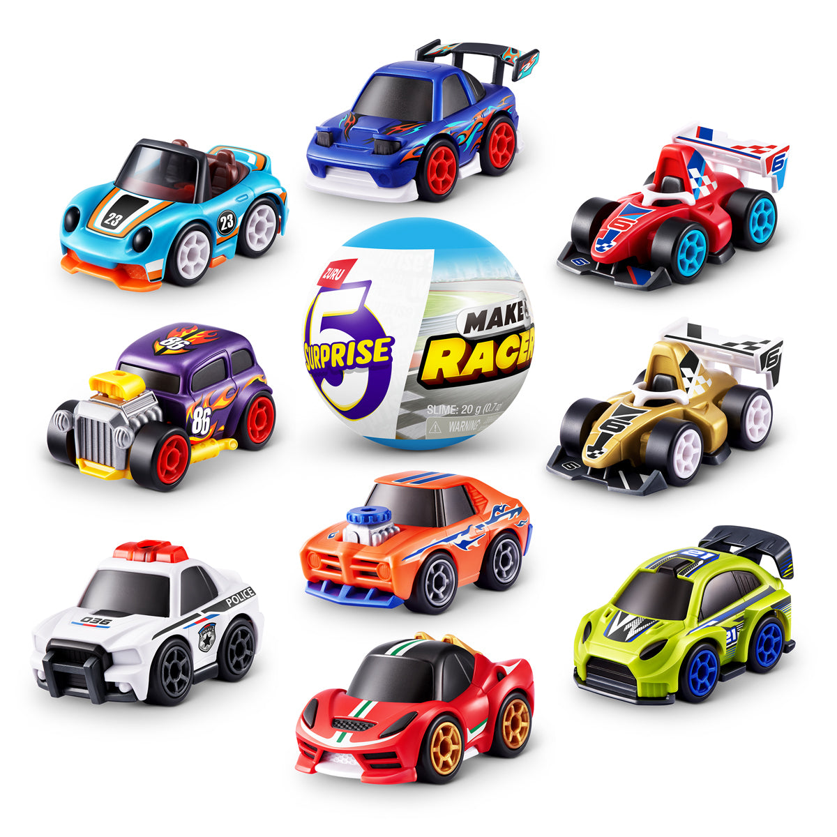 5 Surprise Make A Racer Building Toy - Assortment