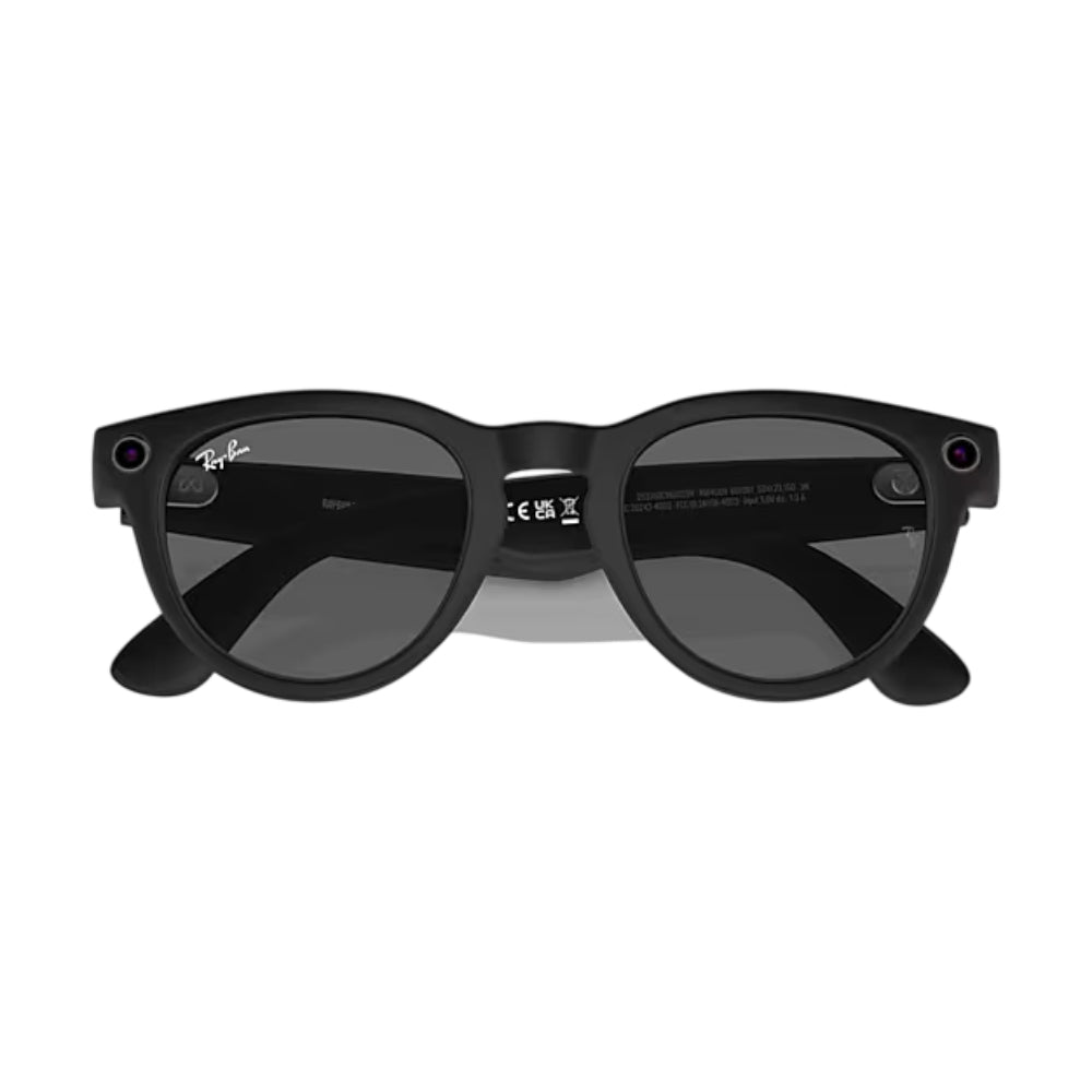 Ray-Ban Meta Headliner RW4009601S87 Unisex Phantos Solid Color Smart Glasses