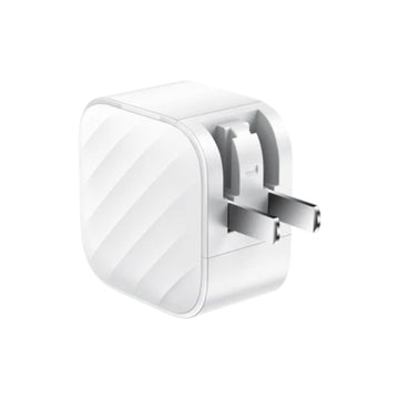 TekYa 45W GaN Dual USB-C Port Wall Charger - White