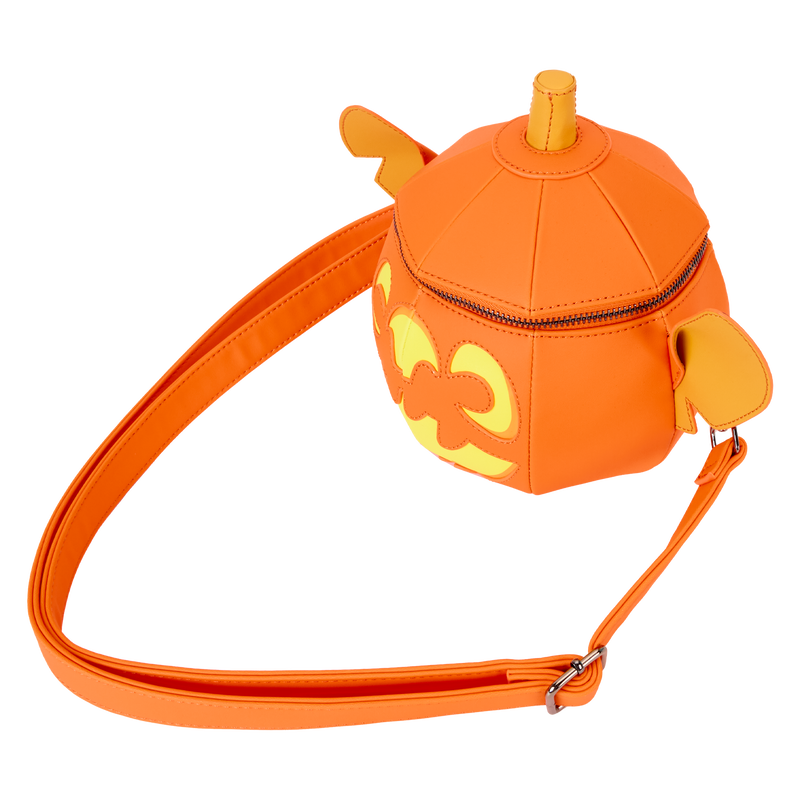 Loungefly - Disney - Stitch Pumpkin Head Figural Glow Crossbody Bag