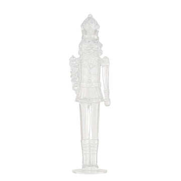 Creative Co-op Nutcracker Sculpture - Clear