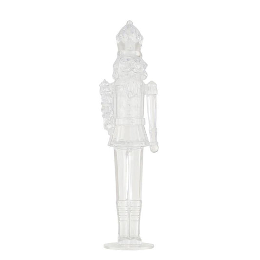 Creative Co-op Nutcracker Sculpture - Clear