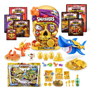 Smashers Dino Island Gold Treasure Hunt Mini Figure Set - Assorted