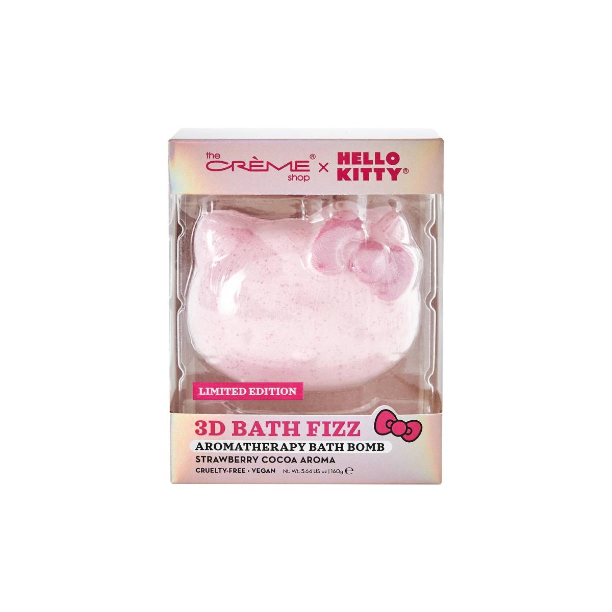 The Creme Shop Hello Kitty 3D Aromatherapy Fizzy Bath Bomb - Strawberry Cocoa