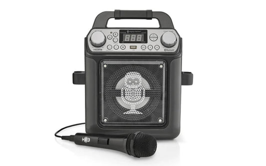 Singing Machine Groove Cube Mini Karake System- Black