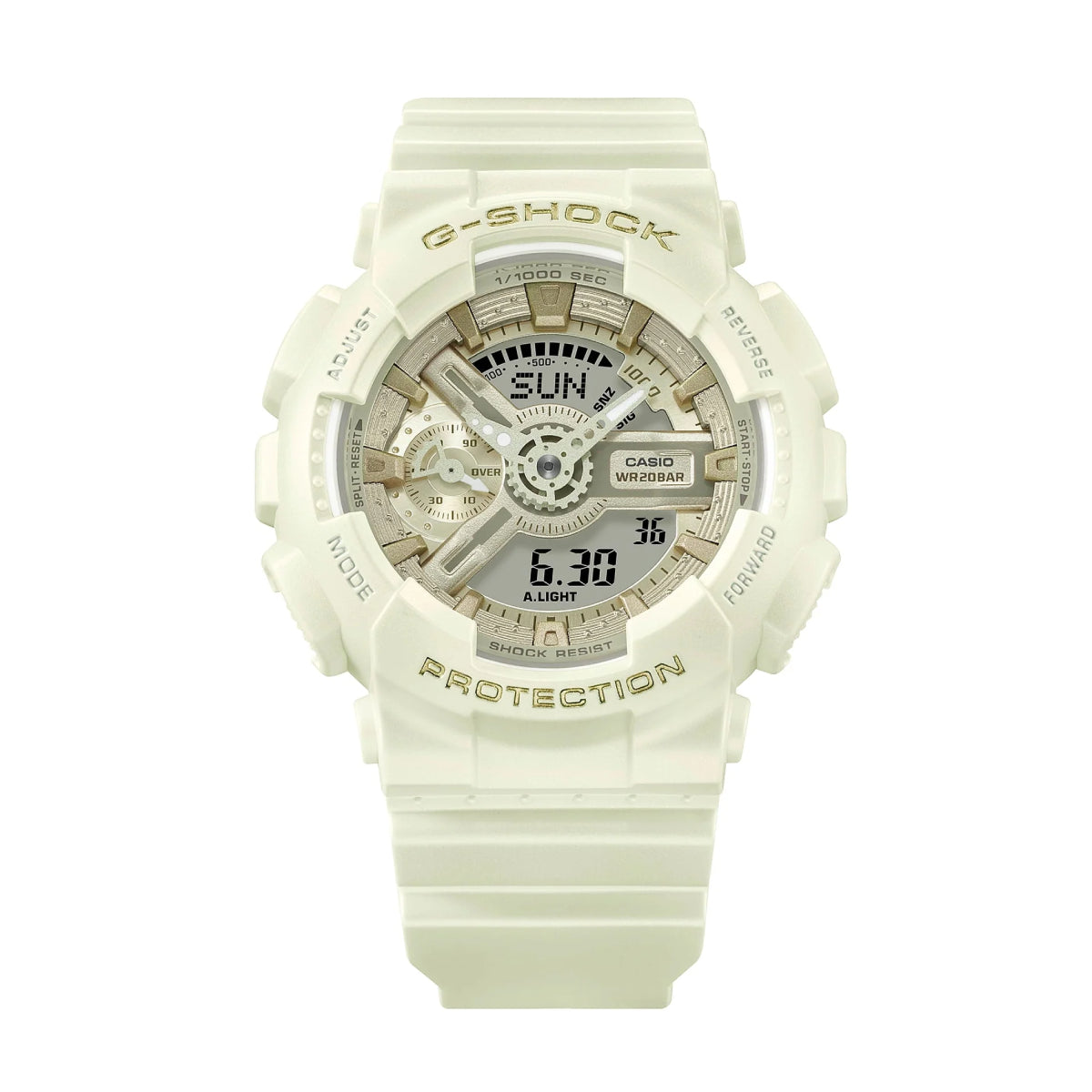 Casio G-Shock Digital Women's 45.9mm Strap Watch - White