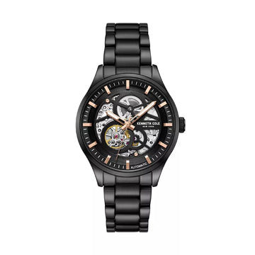 Kenneth Cole New York Automatic Men's 42mm Bracelet Watch - Black