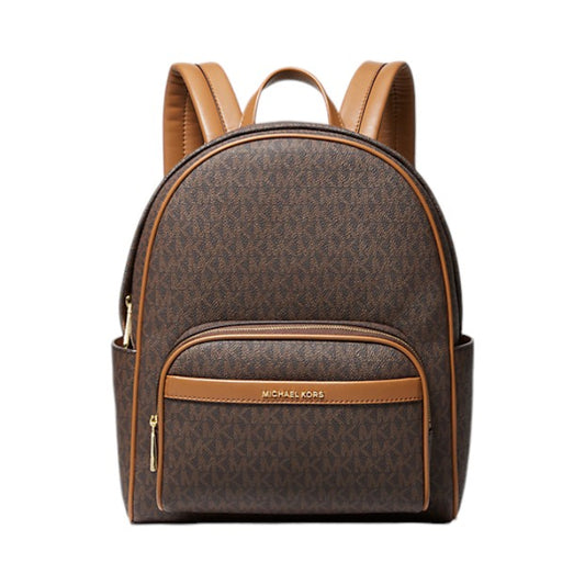 Michael Kors Bex Medium Signature Logo Backpack - Brown/Acorn