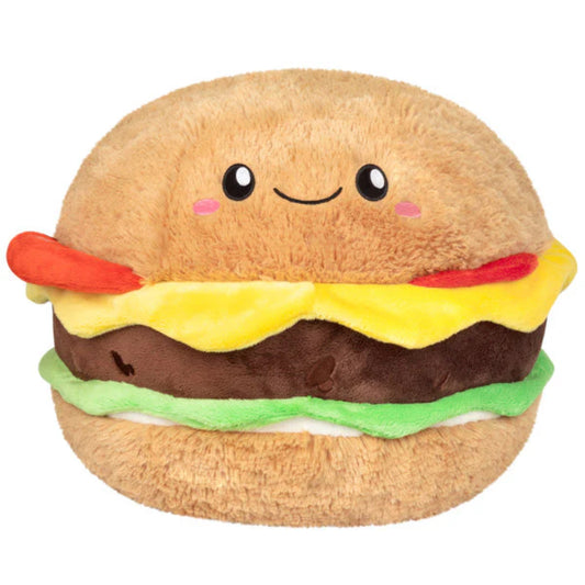Squishable Comfort Food Cheeseburger 11" Plush Toy - Multicolor