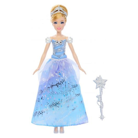 Disney Princess Cinderella Feature Doll with Sound and Light - Blue