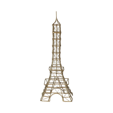 Creative Co-op Wire Eiffel Tower - Brass