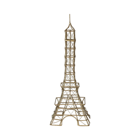 Creative Co-op Wire Eiffel Tower - Brass