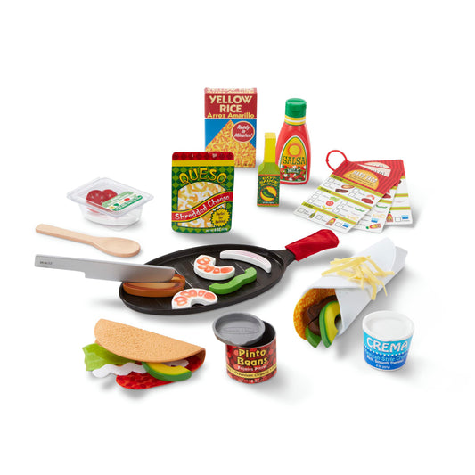 Melissa and Doug Fill and Fold Taco and Tortilla Set (43-Piece)