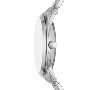 Fossil Neutra Men's 42mm Silver-Tone Bracelet Watch - Blue Dial