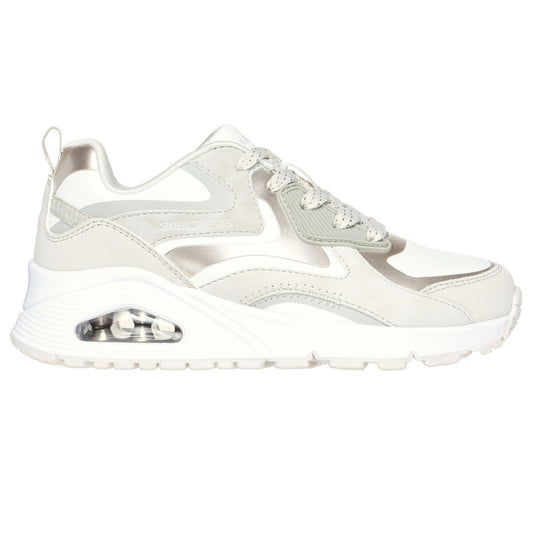 Skechers Girl's Uno Gen1 Color Surge Shoes (Size 2) - Natural