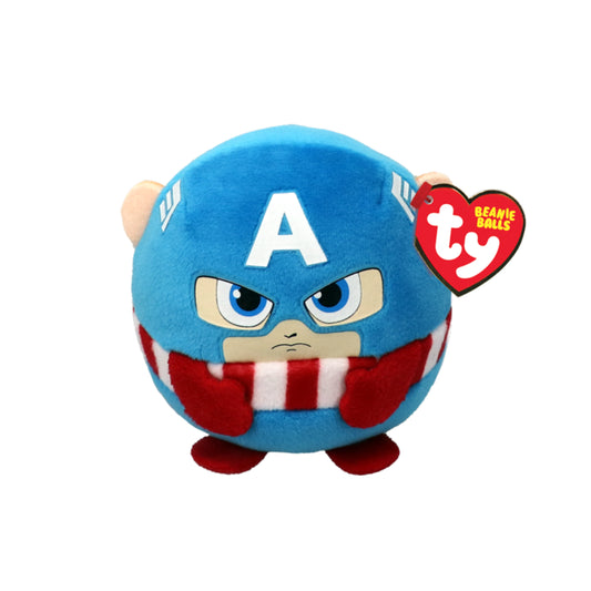 CAPTAIN AMERICA 4" BEANNIE BALL