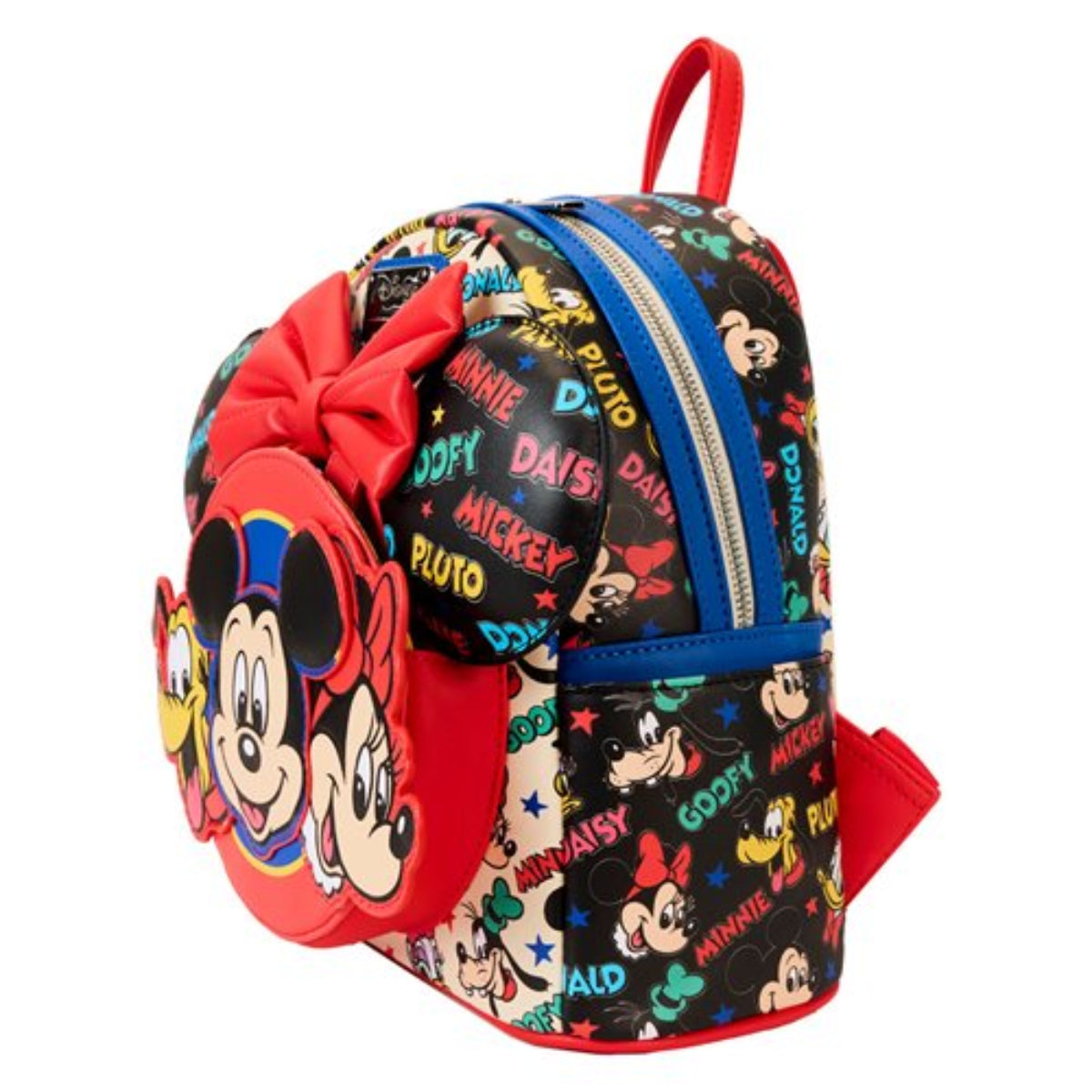 Disney Mickey and Friends Classic Mini Backpack With Ear Headband - Multicolor