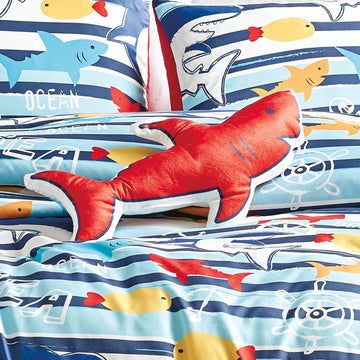 ESCA Oceanlife Twin Size Comforter - Multicolor