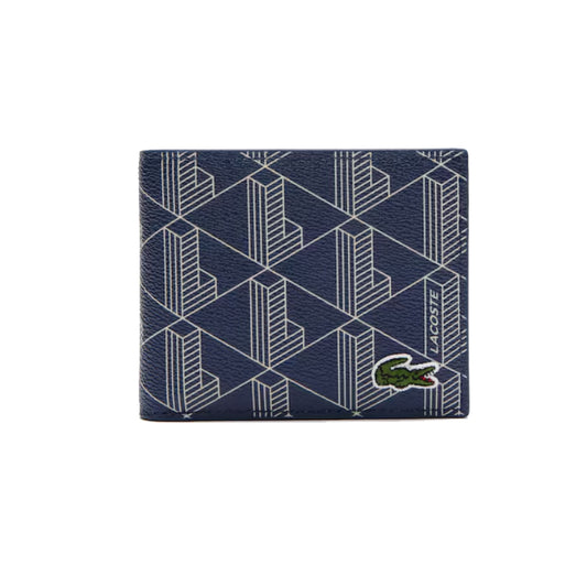 Lacoste The Blend Medium Bi-Fold Wallet - Blue