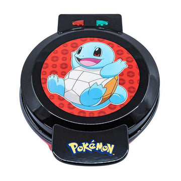 Uncanny Brands WM1/POK/SQU Pokémon Squirtle Waffle Maker - Black/Red
