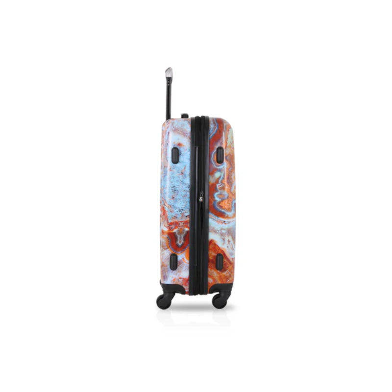 Tucci Italy 28" Printed Fashion Travel Suitcase - Turkish Marble