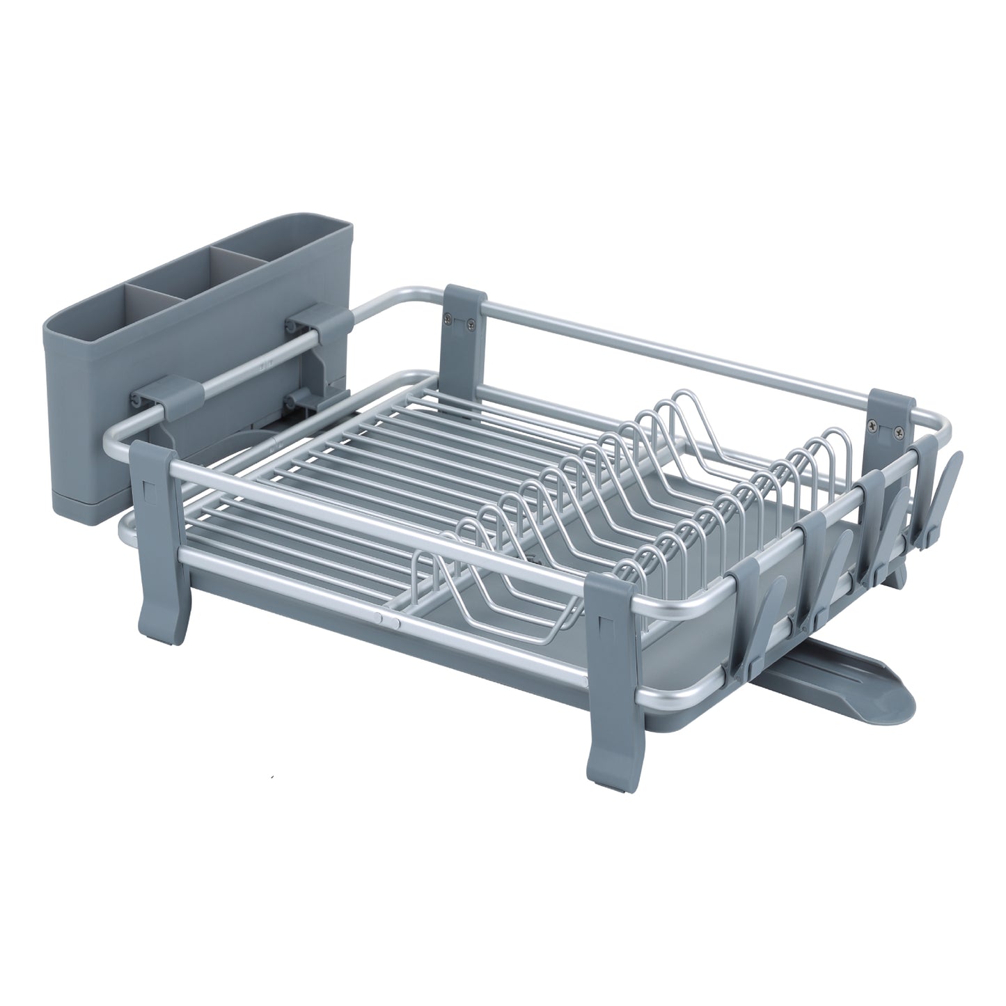 Conceptos básicos de electrodomésticos: escurridor de platos de un solo nivel de aluminio Modder