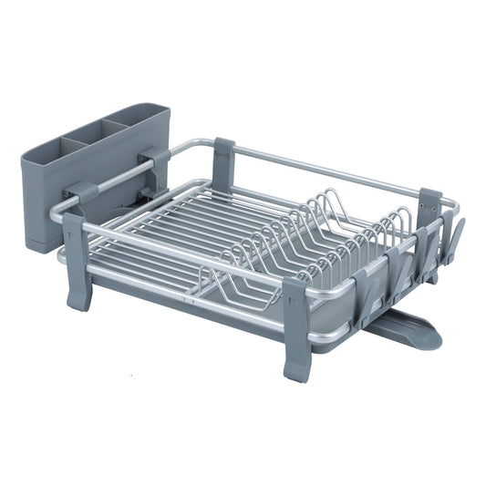 Conceptos básicos de electrodomésticos: escurridor de platos de un solo nivel de aluminio Modder