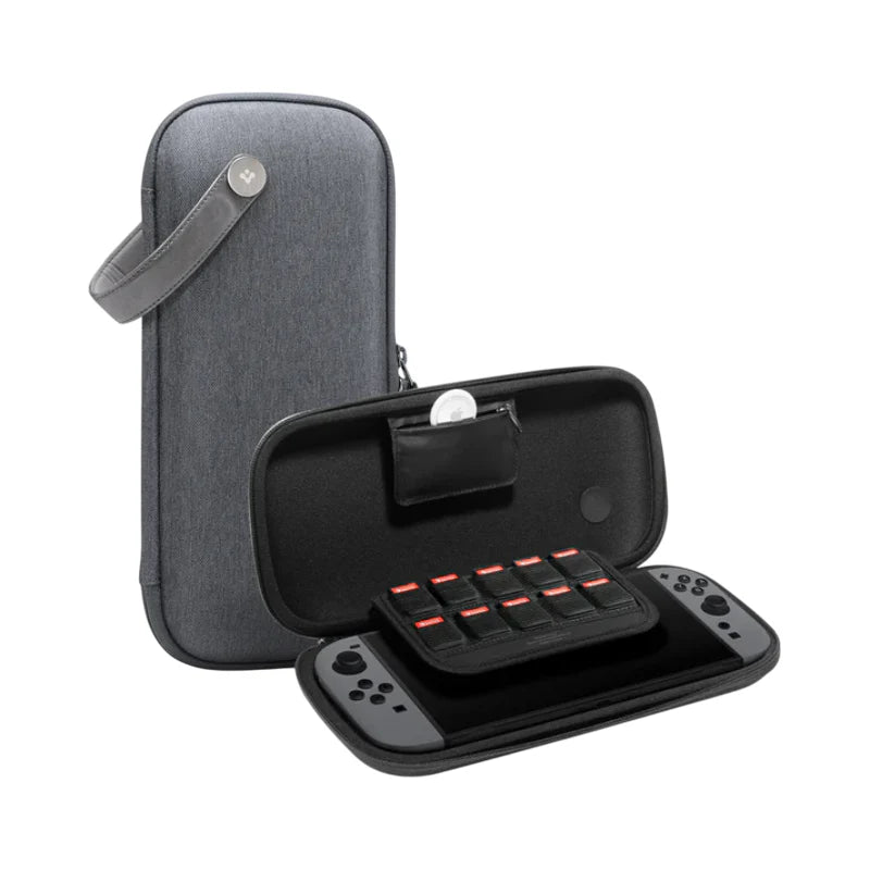 Bundle: Nintendo Switch 2 + Spigen Klasden Pouch + Spigen Rugged Armor Case + Mario Kart World