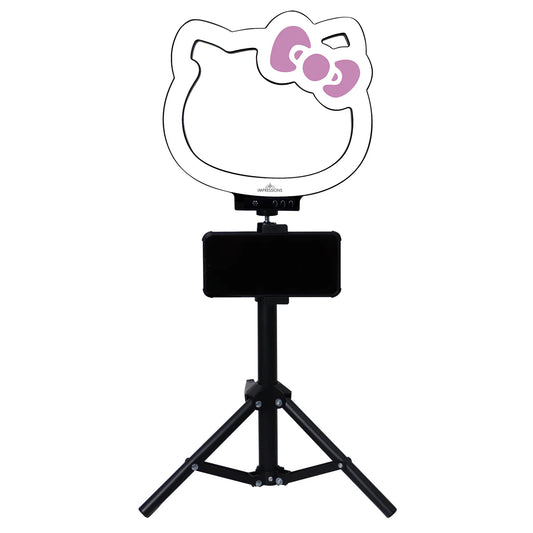 Impressions Vanity X Hello Kitty 10Ã¢â‚¬Â RGB Desktop Ring Light with Tripod