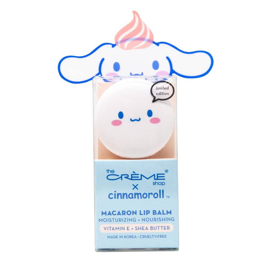 The Creme Shop Cinnamorroll Macaron Lip Balm - Peach Mouse
